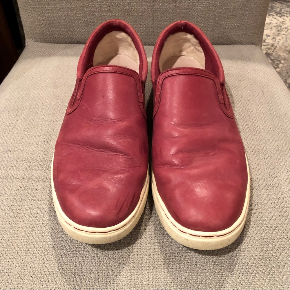 UGG leather sneakers
